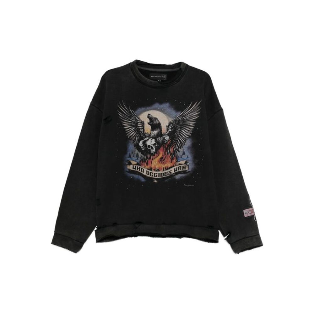 Who Decides War Grey Sweaters & Knitwear - Sweatshirts Men